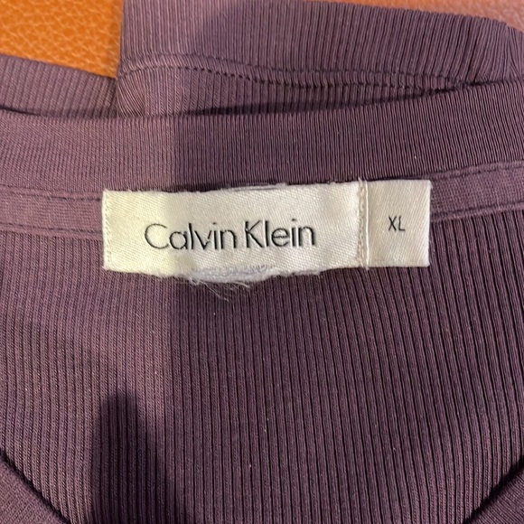 MENS CLAVIN KLEIN RIBBED SHIRT - Picture 5 of 6